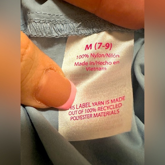 No Boundaries Junior/Womans Light Blue Parachute Pants Size 7-9 - Picture 8 of 8